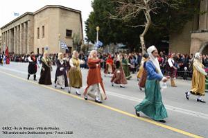 077- Rhodes- Defile Dodecanese grec